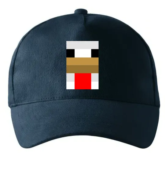 Кепка Курка майнкрафт Темно-синий фото