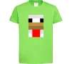 Дитяча футболка Курка майнкрафт Лаймовий фото