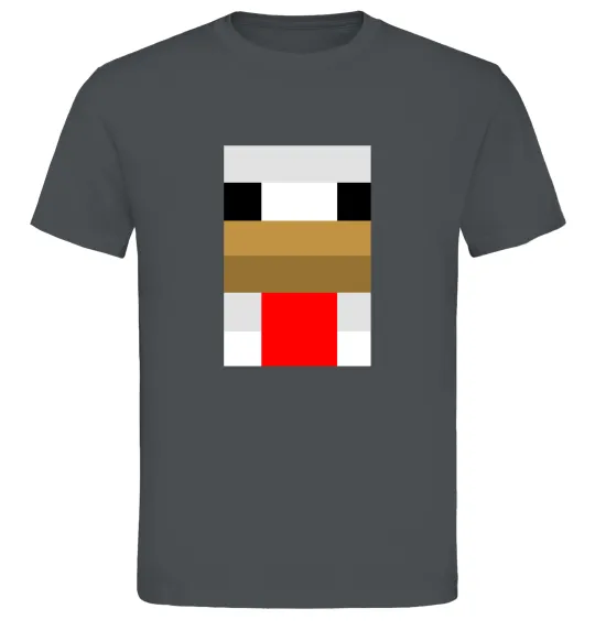 Мужская футболка Курка майнкрафт Графит фото