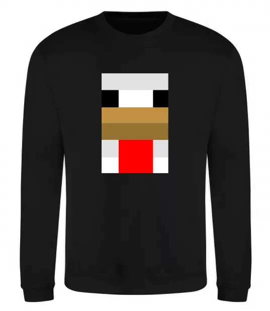 Свитшот Курка майнкрафт Черный фото