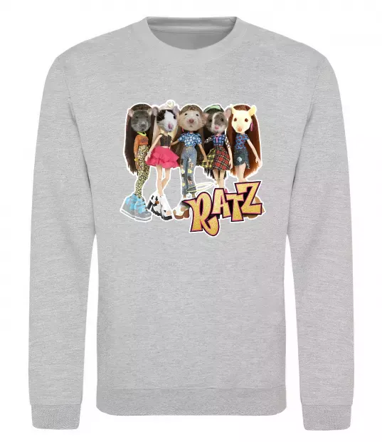 Свитшот Ratz Серый меланж фото