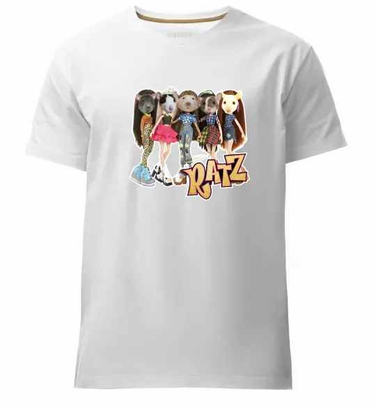 Чоловіча преміум футболка Ratz Білий фото