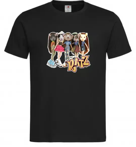 Чоловіча футболка Ratz Чорний фото