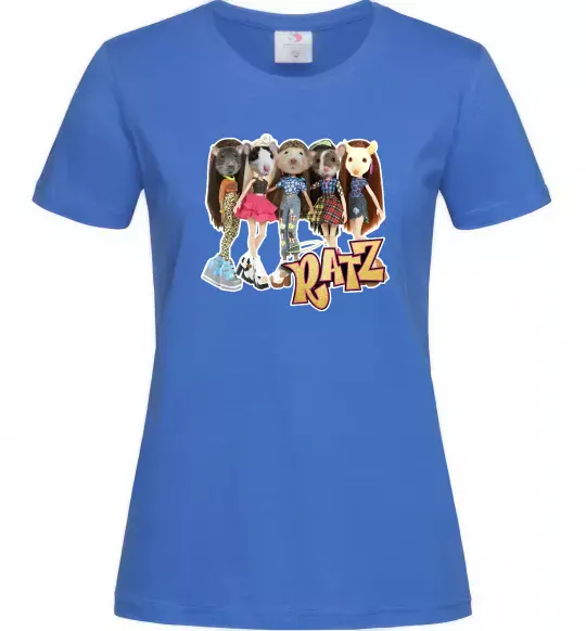 Женская футболка Ratz Ярко-синий фото