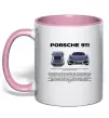 Чашка с цветной ручкой Porsche 911 Нежно розовый фото