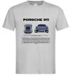 Чоловіча футболка Porsche 911 Сірий Чоловіча футболка Porsche 911 Сірий фото