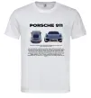 Чоловіча футболка Porsche 911 Білий Чоловіча футболка Porsche 911 Білий фото