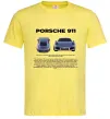 Чоловіча футболка Porsche 911 Лимонний Чоловіча футболка Porsche 911 Лимонний фото