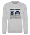 Світшот Porsche 911 Сірий меланж фото