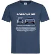 Чоловіча футболка Porsche 911 Темно-синій Чоловіча футболка Porsche 911 Темно-синій фото