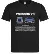 Чоловіча футболка Porsche 911 Чорний Чоловіча футболка Porsche 911 Чорний фото