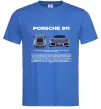 Чоловіча футболка Porsche 911 Яскраво-синій Чоловіча футболка Porsche 911 Яскраво-синій фото