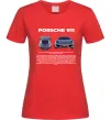Жіноча футболка Porsche 911 Червоний фото