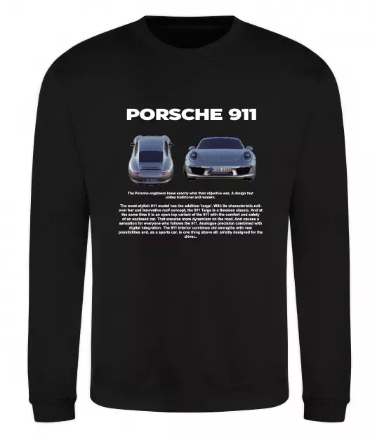 Світшот Porsche 911 Чорний фото