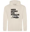 Женская толстовка (худи) Made money bought Porsche Таш фото