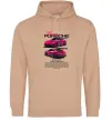 Женская толстовка (худи) Berry Porsche Песочный фото