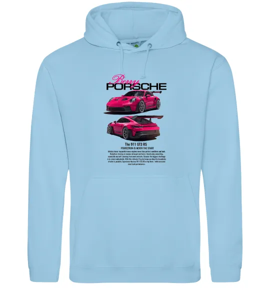 Жіноча толстовка (худі) Berry Porsche Блакитний фото