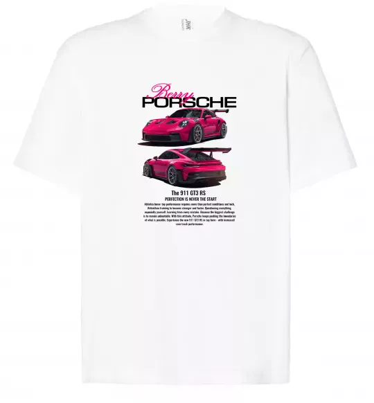 Футболка Оверсайз Berry Porsche Белый фото