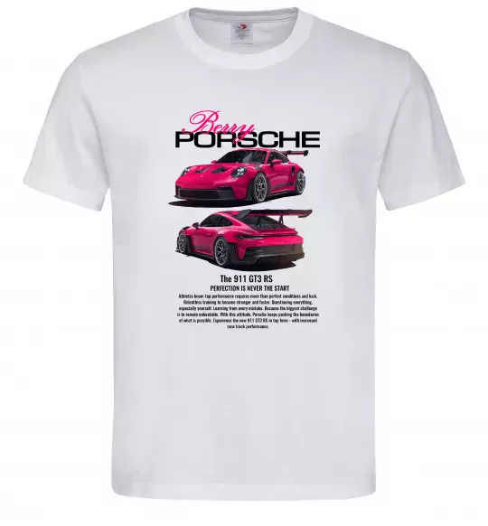 Чоловіча футболка Berry Porsche Білий фото