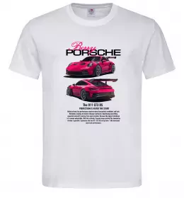 Чоловіча футболка Berry Porsche Білий фото