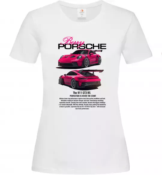 Жіноча футболка Berry Porsche Білий фото