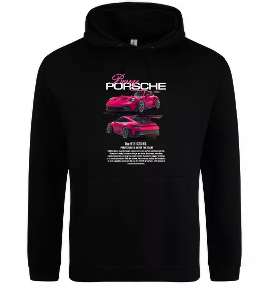 Женская толстовка (худи) Berry Porsche Черный фото