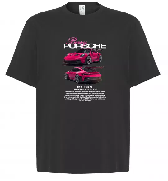 Футболка Оверсайз Berry Porsche Черный фото