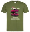 Чоловіча футболка Berry Porsche Оливковий фото