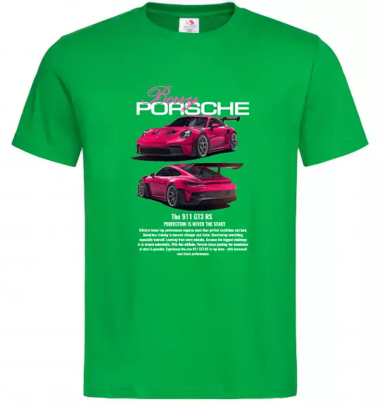Чоловіча футболка Berry Porsche Зелений фото
