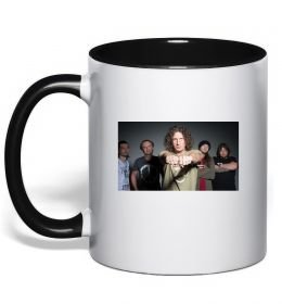 Чашка з кольоровою ручкою Скрябін гурт