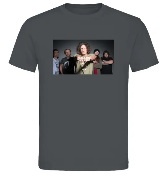 Мужская футболка Скрябін гурт Графит фото