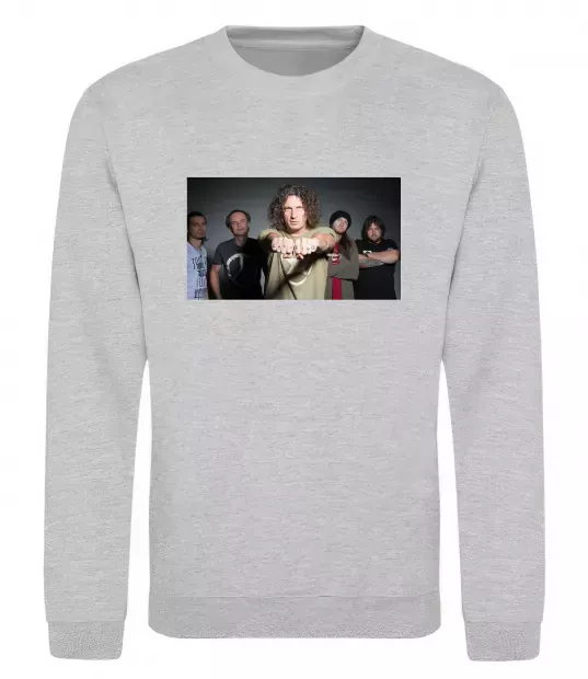 Свитшот Скрябін гурт Серый меланж фото