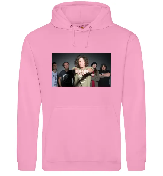 Жіноча толстовка (худі) Скрябін гурт Рожевий фото