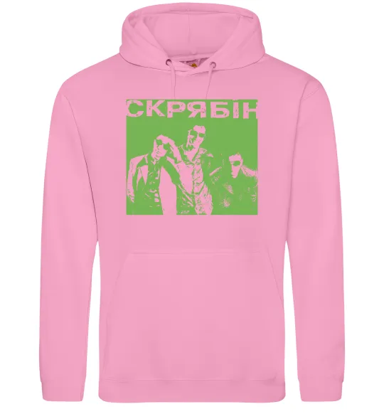 Женская толстовка (худи) Скрябін - танець пінгвіна Розовый фото