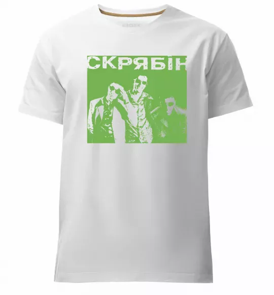 Мужская премиум футболка Скрябін - танець пінгвіна Белый фото