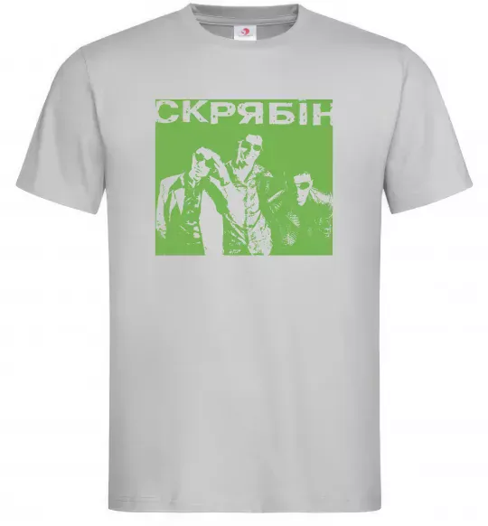 Мужская футболка Скрябін - танець пінгвіна Серый фото