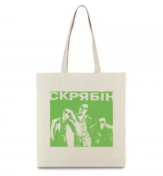 Еко-сумка Скрябін - танець пінгвіна Бежевий фото