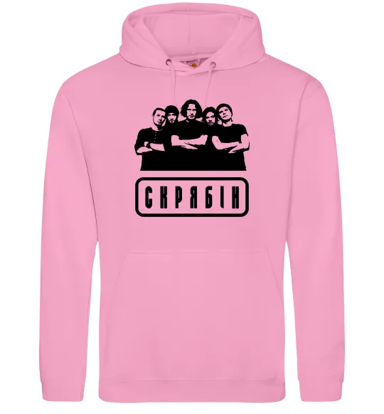 Чоловіча толстовка (худі) Скрябін band Рожевий фото