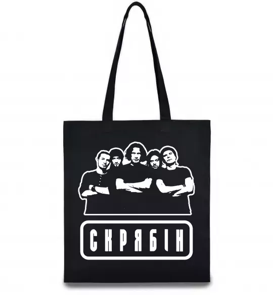 Эко-сумка Скрябін band Черный фото