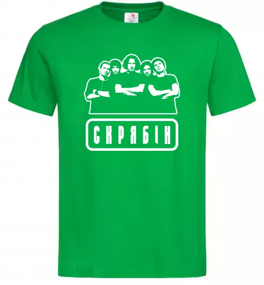 Чоловіча футболка Скрябін band Зелений фото