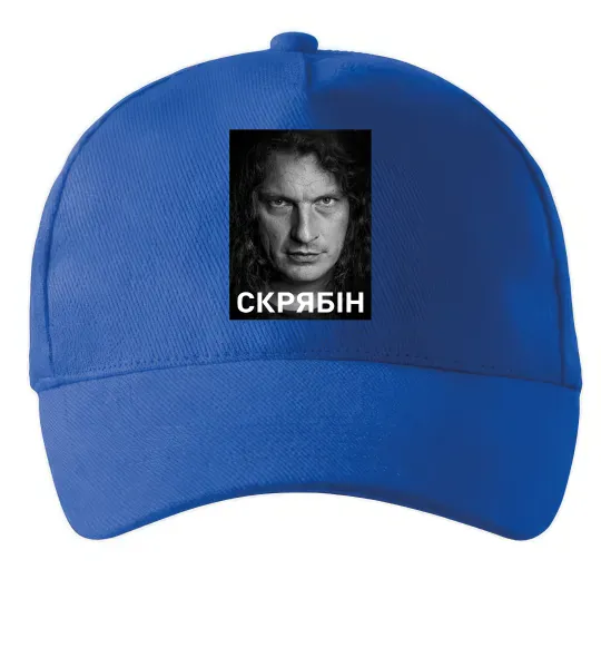 Кепка Скрябін обличчя Ярко-синий фото