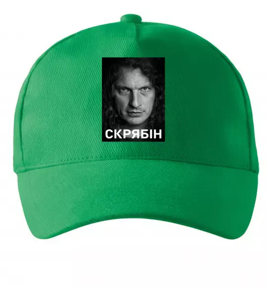 Кепка Скрябін обличчя Зеленый фото