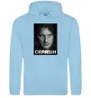 Женская толстовка (худи) Скрябін обличчя Голубой фото