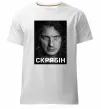 Мужская премиум футболка Скрябін обличчя Белый Мужская премиум футболка Скрябін обличчя Белый фото