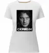 Женская премиум футболка Скрябін обличчя Белый фото