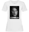 Женская футболка Скрябін обличчя Белый фото