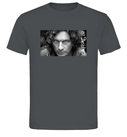 Мужская футболка Скрябін з написом Графит фото