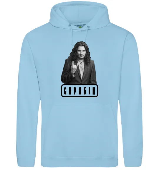 Жіноча толстовка (худі) Скрябін Блакитний фото