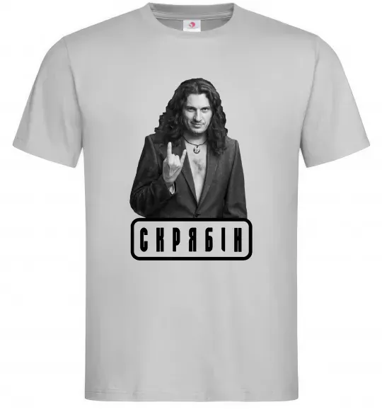 Мужская футболка Скрябін Серый фото