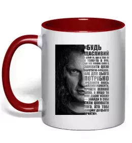 Чашка з кольоровою ручкою Чашка з кольоровою ручкою